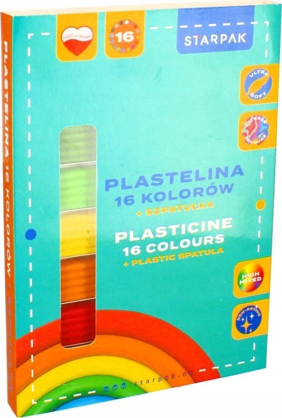 Plasticine 16 colors On the wave