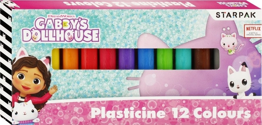 Starpak PLASTELINA 12KOL GABBY S DOLLHOUSE