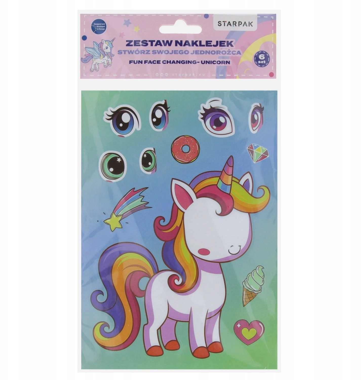 CREATE A UNICORN STICKER SET 6K
