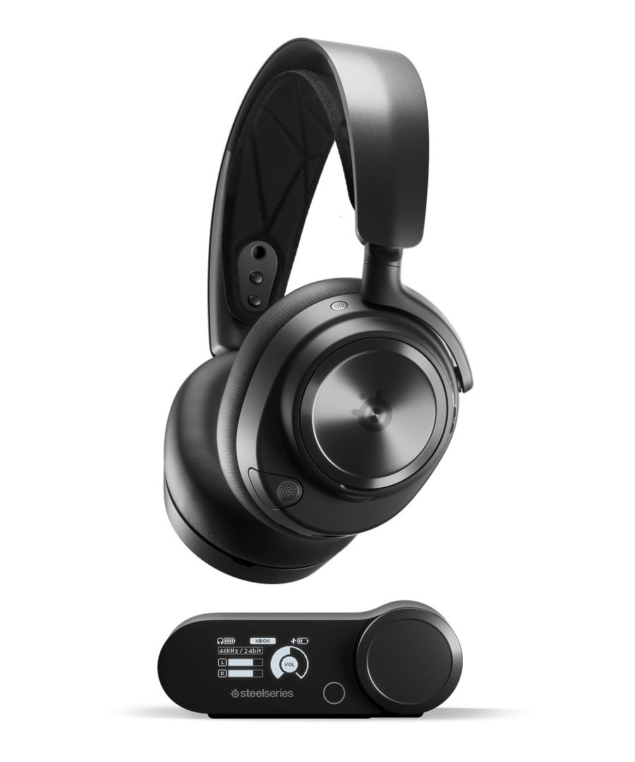 Steelseries Arctis Nova Pro Wireless Xbox Austiņas Vadu &amp; Bezvadu Speļu Bluetooth Uzlādes statīvs Melns