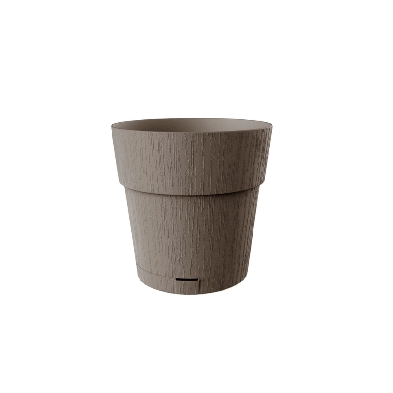 Flower pot with tray Ethica Ø15x15cm