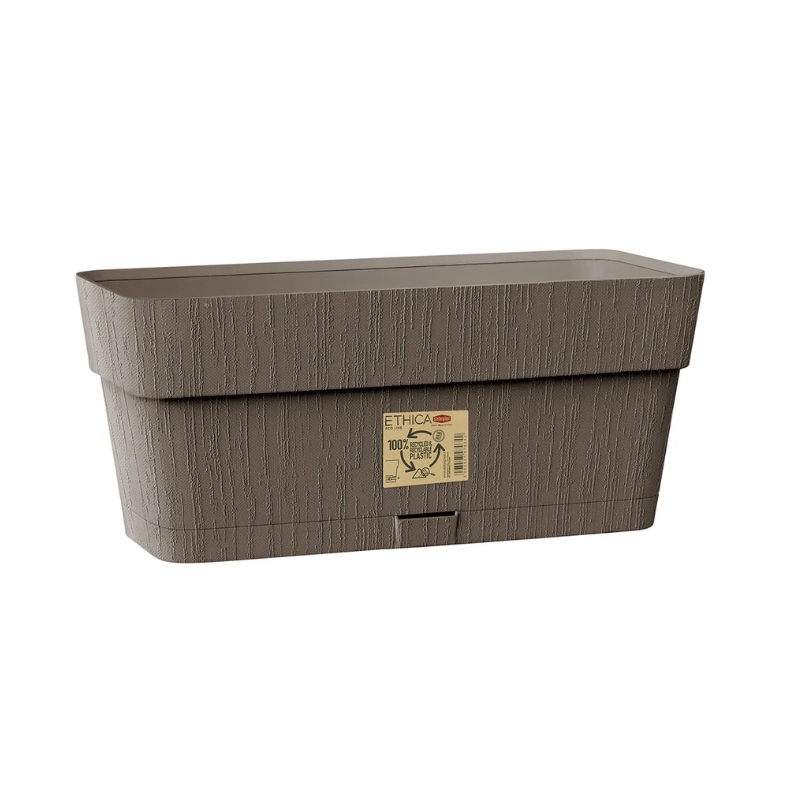 Flower box with tray Ethica 30x13x12cm