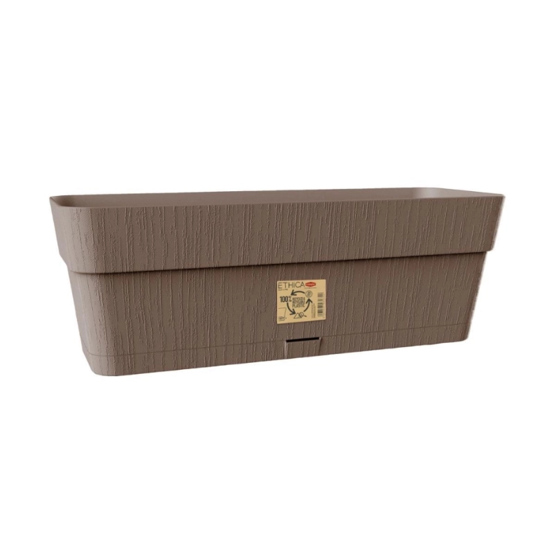 Flower box with tray Ethica 50x18x17cm