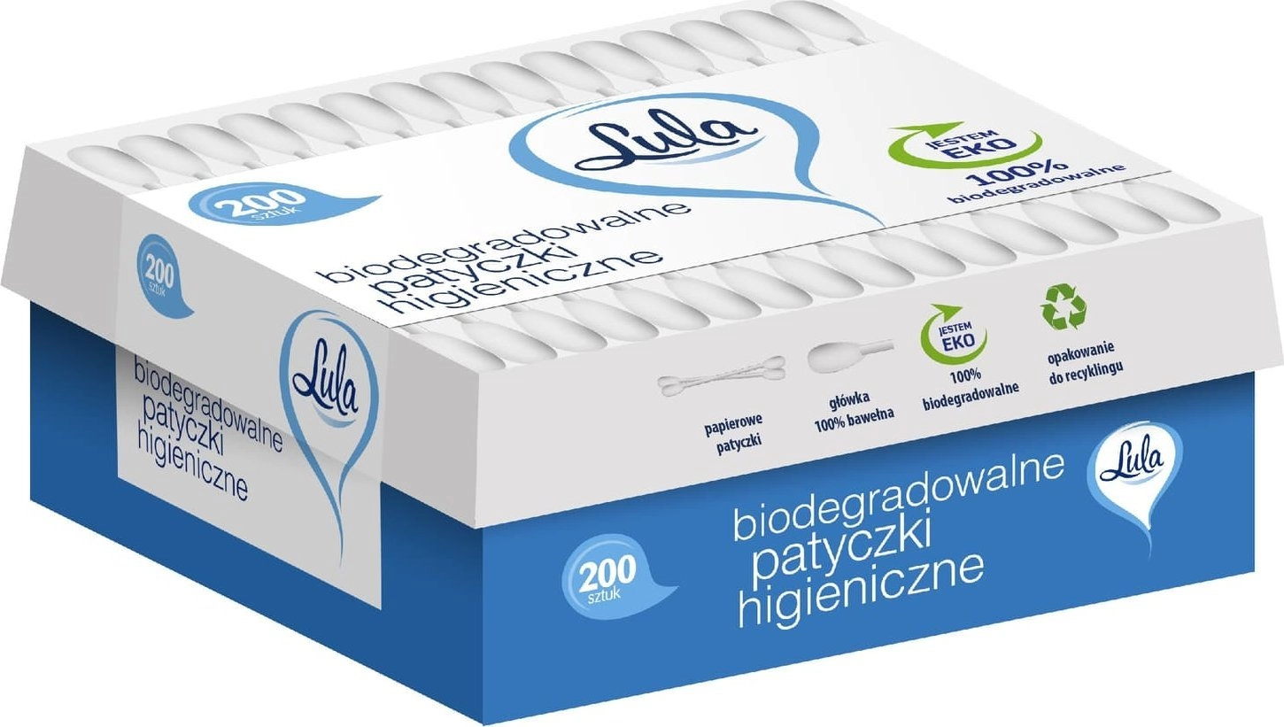 LULA Biodegradable cotton buds 1 pack