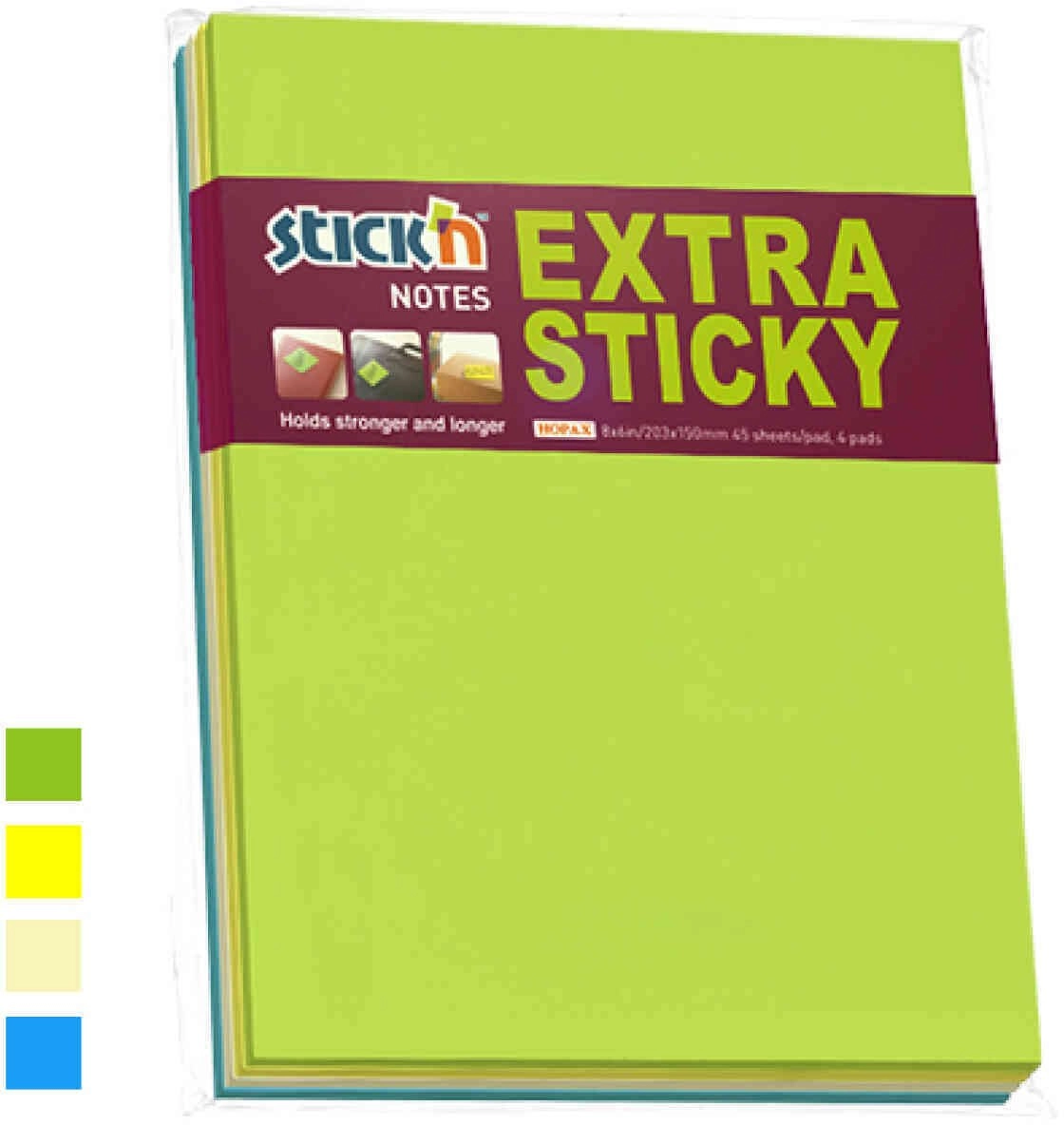 Notesblok Extra Sticky 203x150 45 Blad
