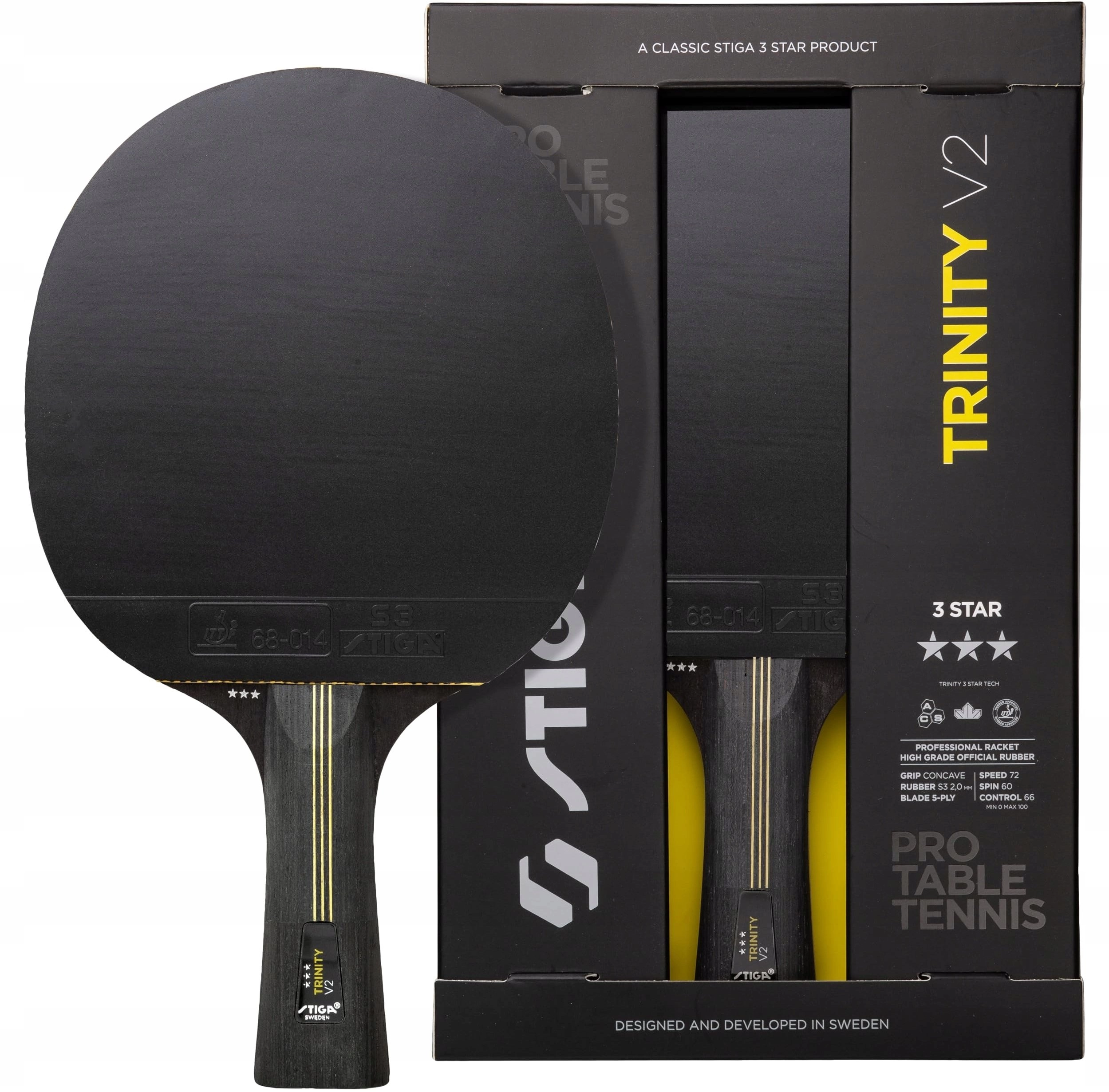 TRINITY V2 3-STAR racket 1213-1208-35 7318688041875