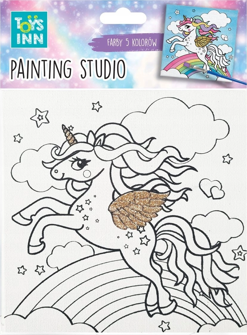 Stnux Zestaw do malowania Canvas Unicorn