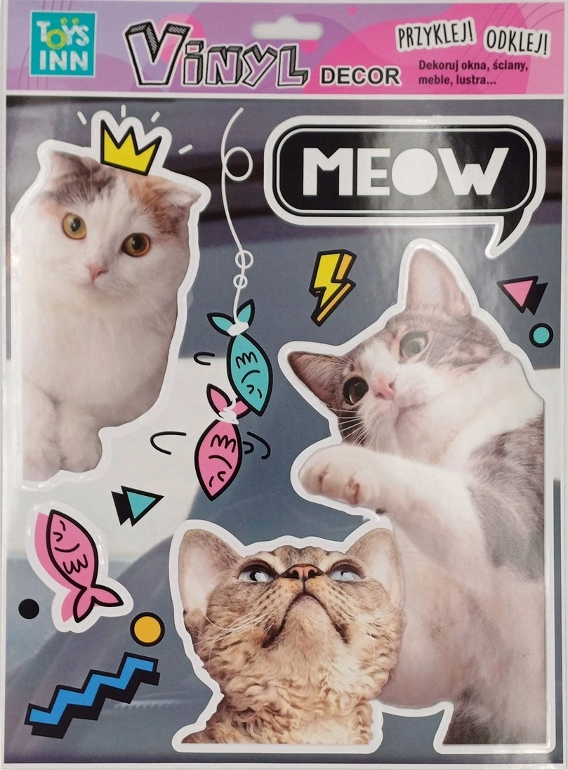 Animals vinyl stickers - Cats Meow