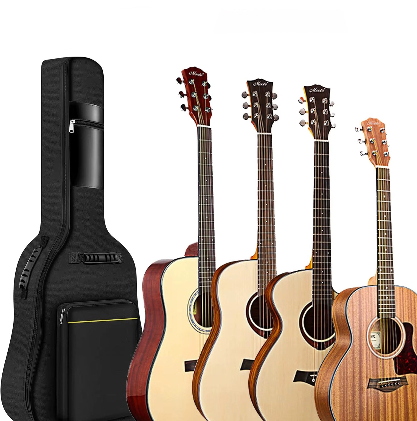 Strado Waterproof Guitar Case 41 shoulder
