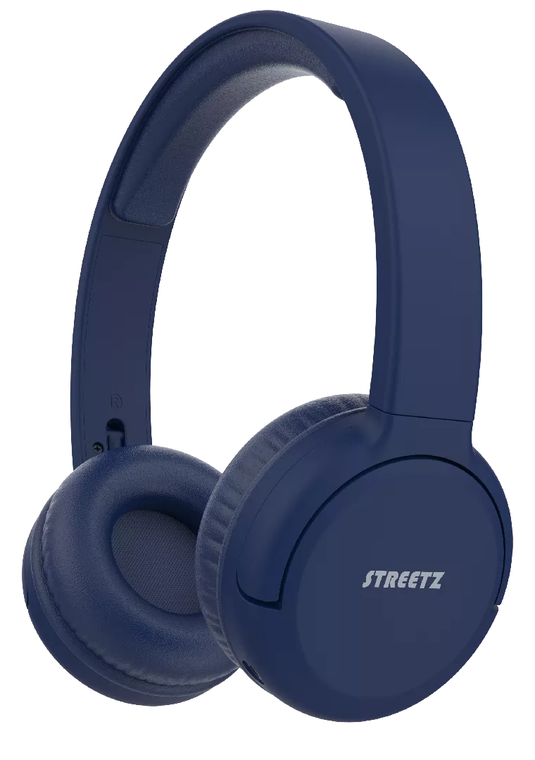 Streetz BT210-BLU austiņas un brīvroku komplekts Vadu &amp; Bezvadu Zvani / mūzika Bluetooth Zils