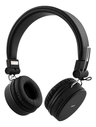Streetz HL-BT400 austiņas un brīvroku komplekts Vadu &amp; Bezvadu Mūzika Bluetooth Melns