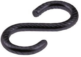 S-HOOKS 4 0X35 RUST BLACK/ 7PCS