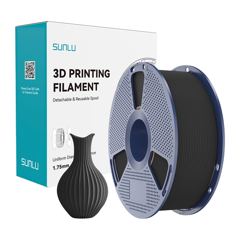 Sunlu PLA Classic Black Filament 1