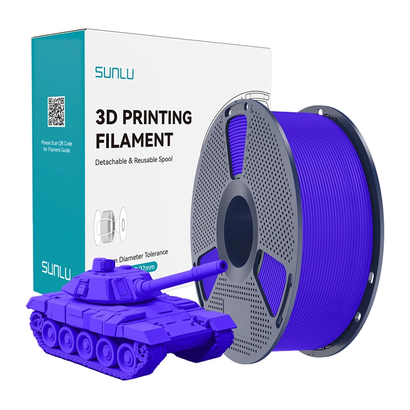 Sunlu PLA+ High-Speed Blue Filament 085107