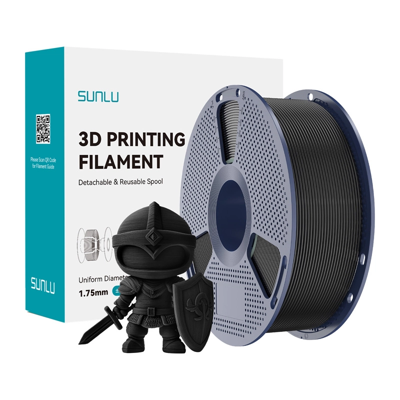 Sunlu PLA+ Filament (Black) 085135 PLA+