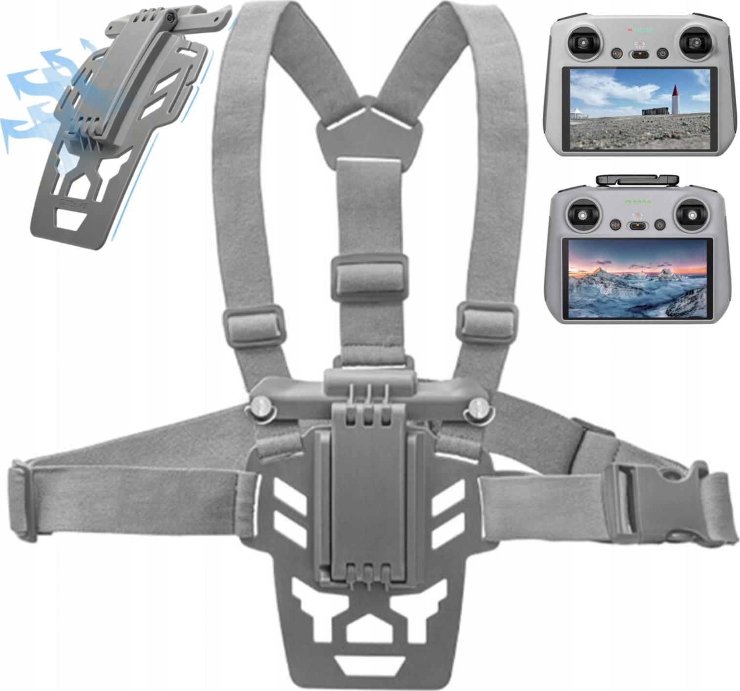SUNNYLIFE chest mount for DJI RC