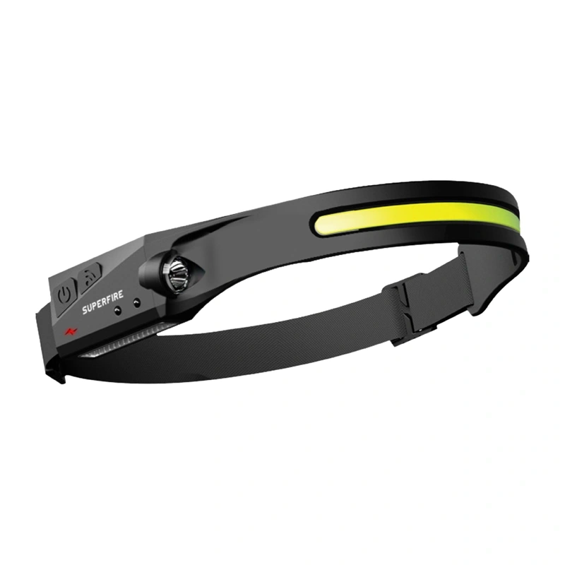 Superfire HL65 headlamp flashlight 430LM USB-C