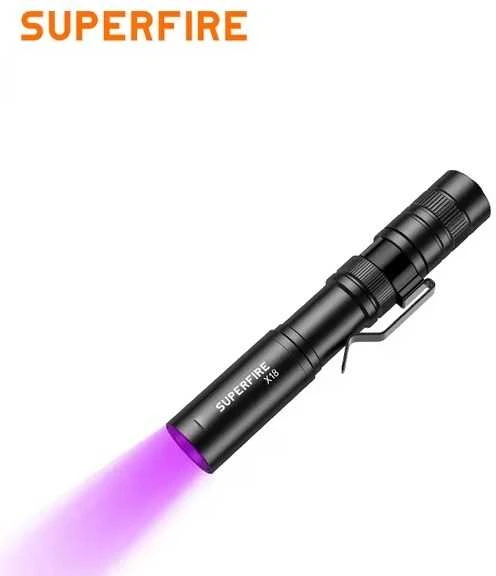 Superfire Žibintuvėlis X18-U ultravioletinės šviesos UV