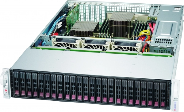 Supermicro SuperChassis 216BE1C4-R1K23LPB Plaukts Melns 1200 W