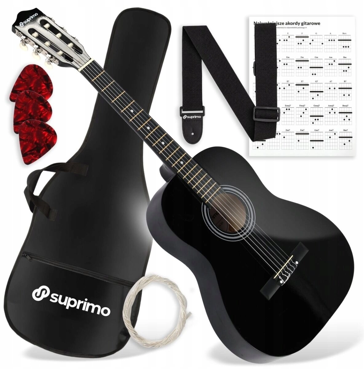 Suprimo SUPRIMO CG34 BK classical guitar