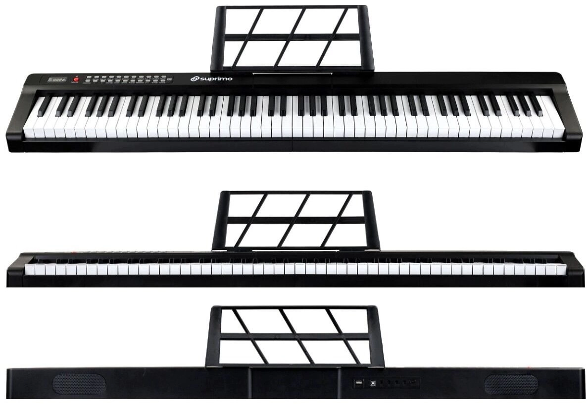 SUPRIMO P-881 BK pianino cyfrowe przenośne