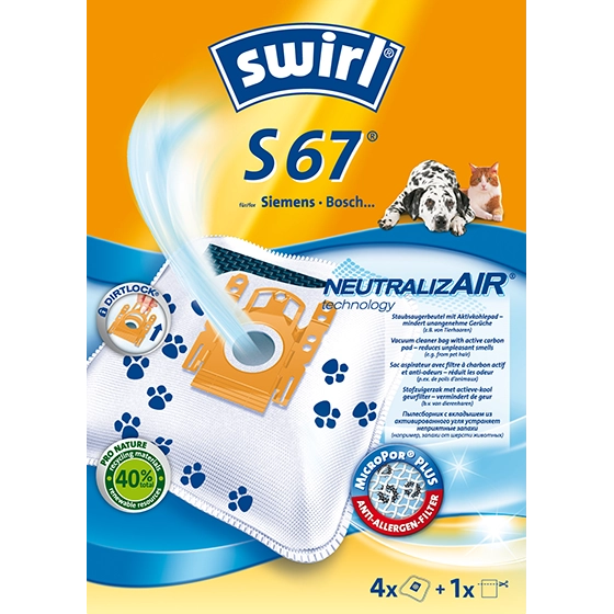 Swirl S 67 NeutralizAir Dust bag