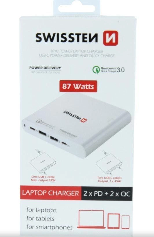 Swissten laptop power supply 87 W