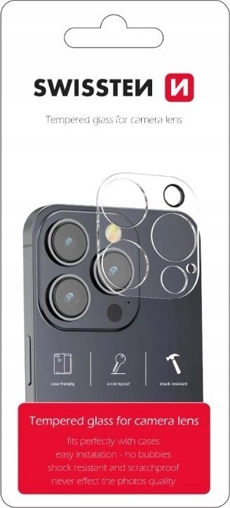 Swissten Tempered Glass For Camera Lens