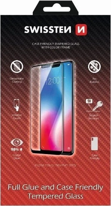 Swissten Swissten Full Face 5D Tempered