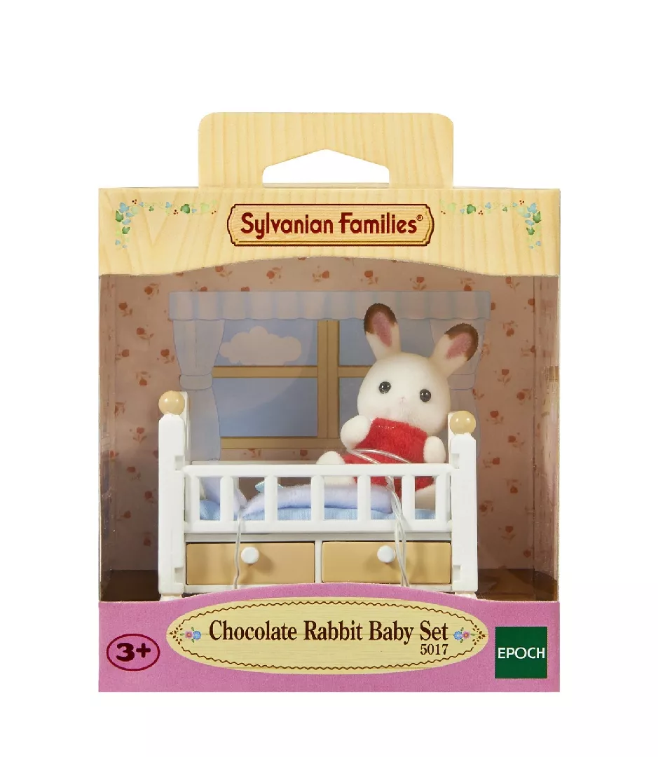 Sylvanian Families Chocolate Rabbit Baby Set