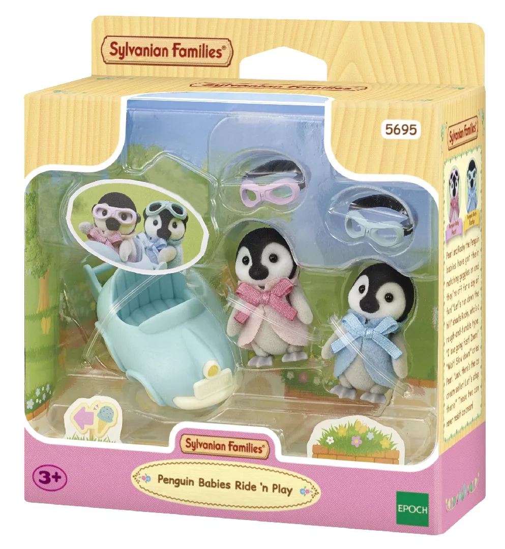 Sylvanian Families Penguin Babies Ride `n