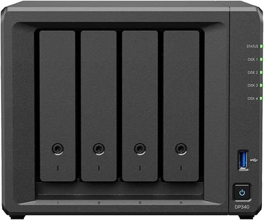 Synology DP340 NAS/storage server Desktop R1600