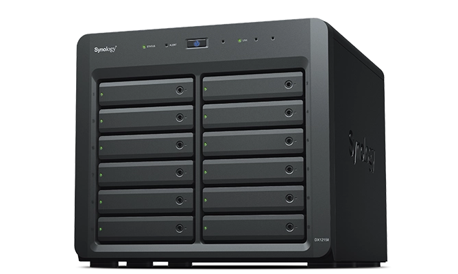 Synology DX1215II storage drive enclosure HDD/SSD