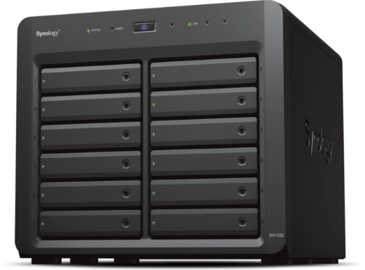 Synology DX1222 storage drive enclosure HDD/SSD