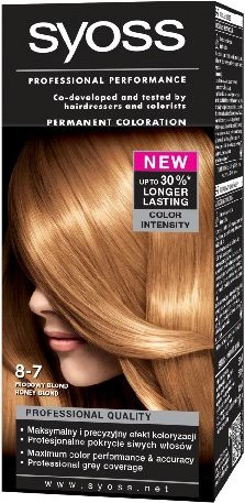H SYOSS.Farba 8-7 miodowy blond