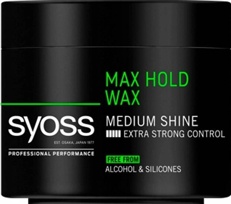 SYOSS_Max Hold Wax Medium Shine wosk