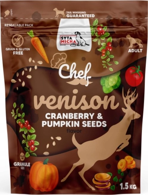SYTA MICHA Chef Venison with cranberry
