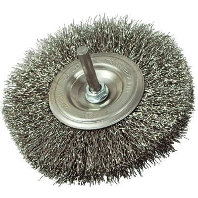 Szczotpol Disc brush with a shank