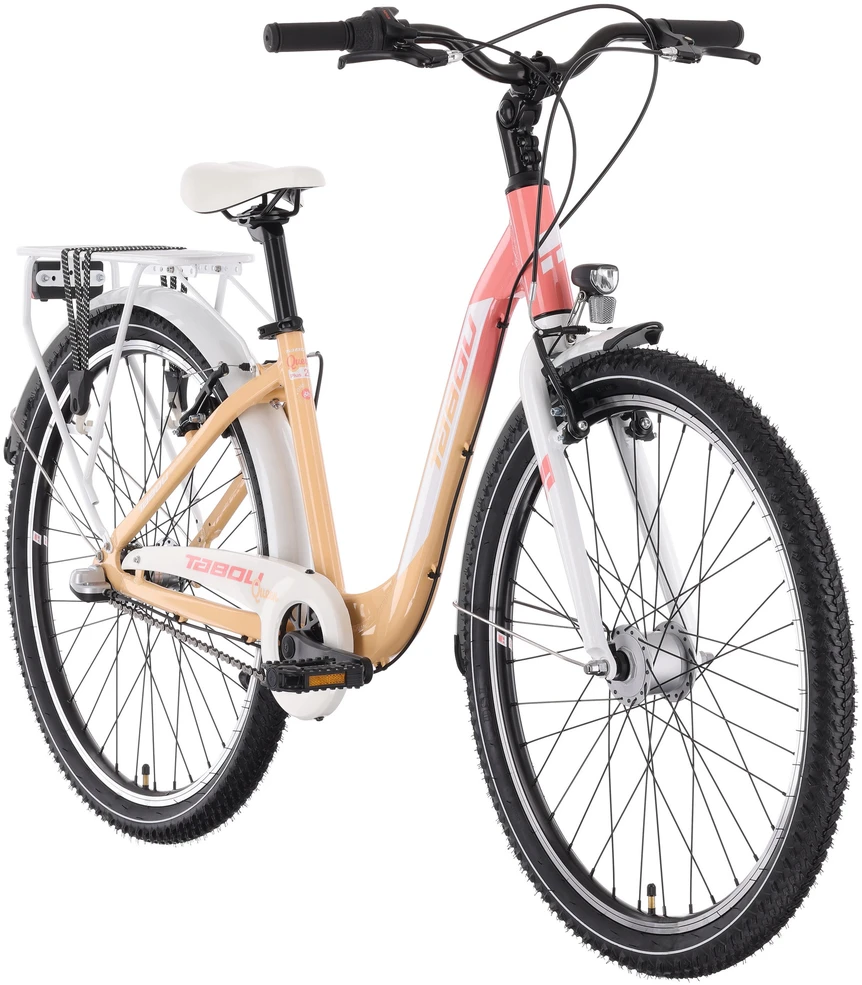 Bicycle Tabou Queen 26 Plus coral-white