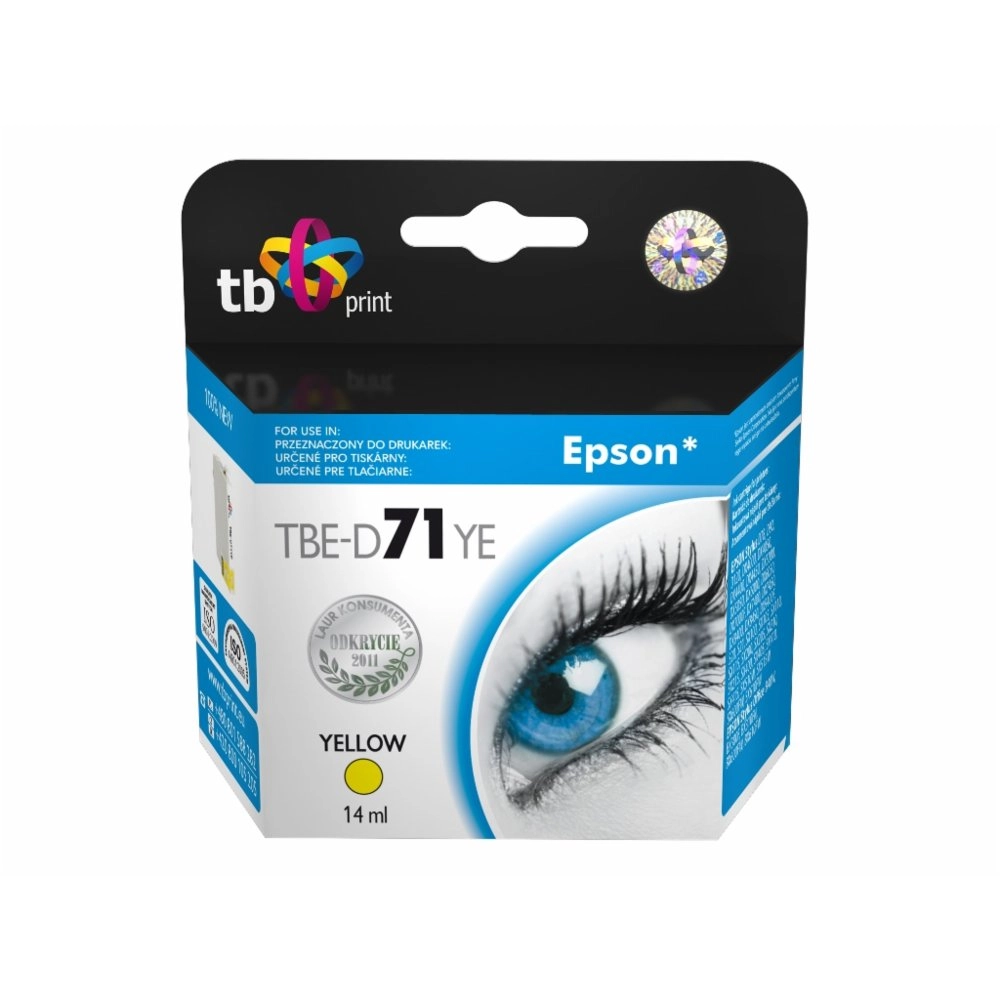 TB Print TBE-D71YE ink cartridge 1