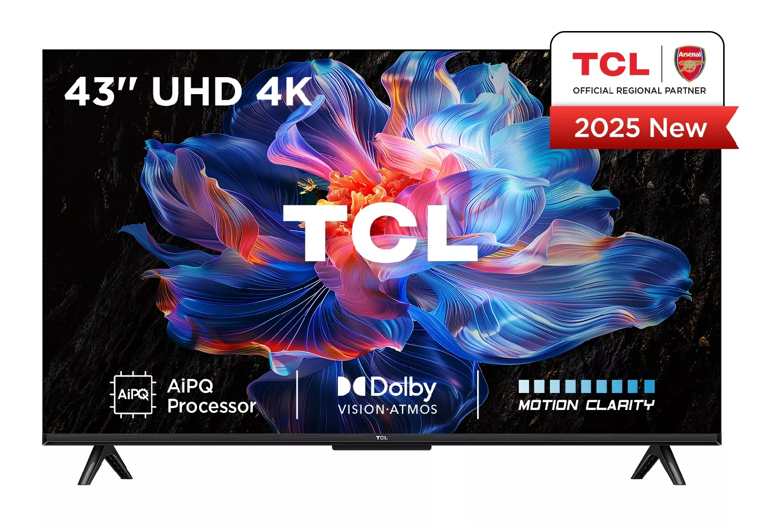 TCL V6C 43V6C televizors 109,2 cm (43 collas) 4K Ultra HD Smart TV Wi-Fi Metālisks 260 cd/m²