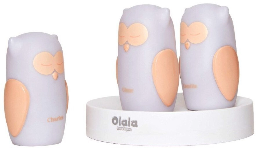 Olala Boutique Sowy ÅcieÅ¼ka ÅwiatÅa 3szt