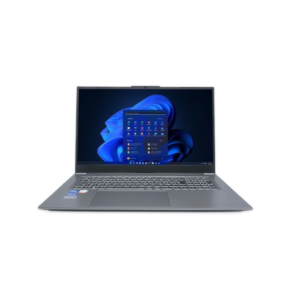TERRA MOBILE 1717R Intel® Core™ i7 i7-1355U Portatīvais dators 43,9 cm (17.3") Full HD 16 GB DDR4-SDRAM 1 TB SSD Wi-Fi 6 (802.11ax) Windows 11 Pro Vācu Pelēks