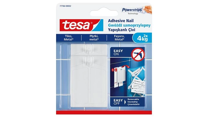 TESA 77766 Indoor Universal hook White