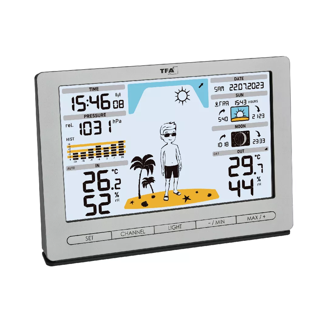 TFA-Dostmann Meteo Jack Silver Battery 35
