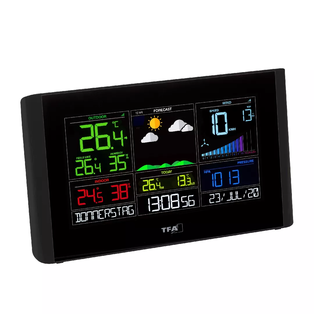 TFA-Dostmann View Breeze Black AC/Battery 35