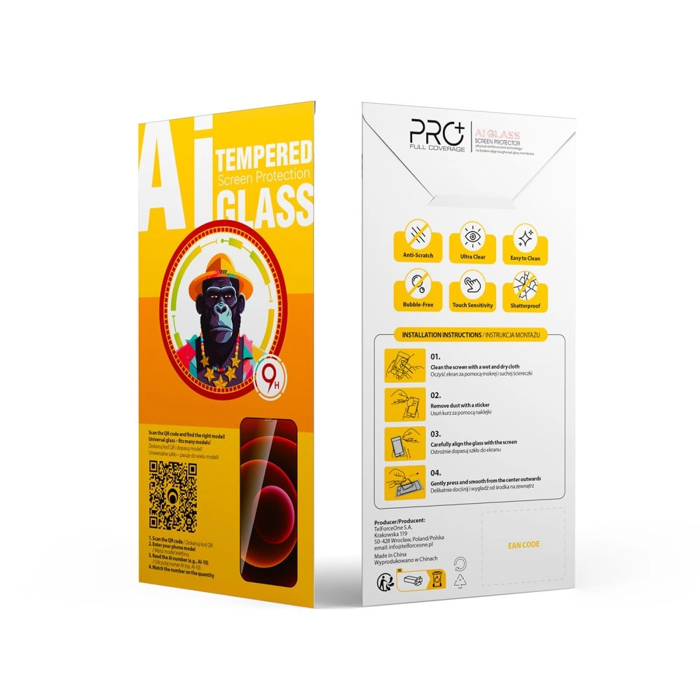 Universal tempered glass 9D OneFit AI-57