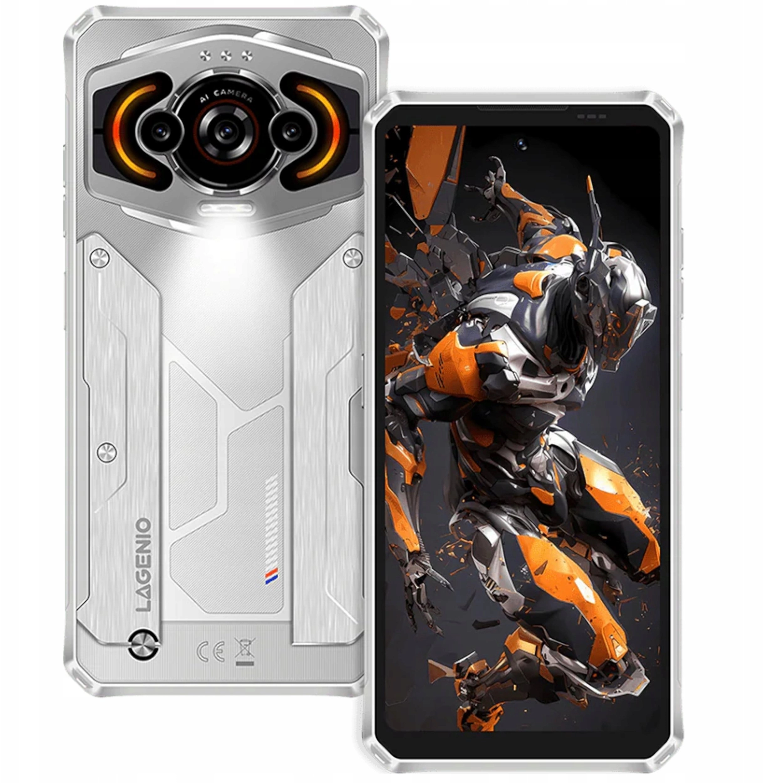 Viedtālrunis Lagenio Panther 1 4/128GB Platinum