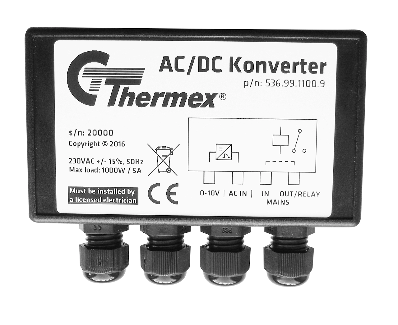 THERMEX 536.99.1100.9 virtuves