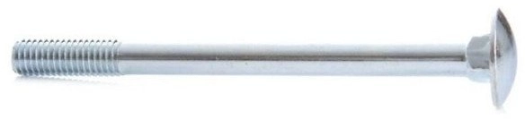 THI BOLT (DIN603 M8X100 ZN) 6PCS